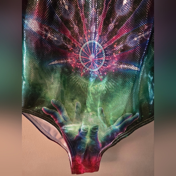 Colorful Rave Bodysuit - Picture 3 of 9